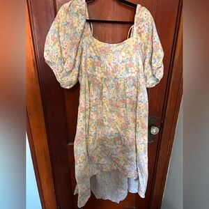 Jillian Harris X Joe Fresh Puff Sleeve Dress